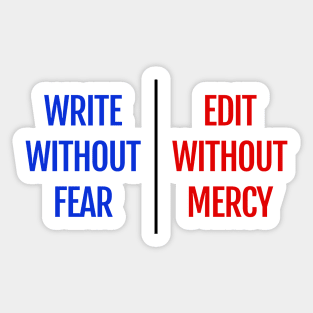 Fear | Mercy Sticker